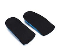 HUSHUI Semelles Intérieures Rehaussantes, Inserts de Chaussures Confortables en PU avec Absorption des Chocs à Haute Résilience, pour Femmes et Hommes pour Augmenter la Hauteur de 2 (2 cm)