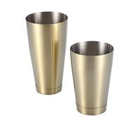 HUSHUI Shaker de Bar Polyvalent en Acier Inoxydable pour une Préparation Facile de Cocktails Lors des Fêtes et à la Maison (Titane)