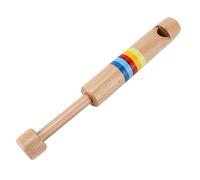 HUSHUI Sifflet de Train, Ensemble de Jouets Musicaux, 2 Pièces, Sifflet Coulissant en Bois pour Enfants, Jeu Sonore Créatif, 4 Tons, Matériau en Hêtre