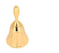 HUSHUI Sonnette de Bar, Cloche de Dîner Rétro en Alliage de Zinc avec Finition par Galvanoplastie, pour Le Réveil du Signal de Barre de Service de Classe (Or)