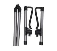 HUSHUI Stand de Guitare, Porte-écurie Portable en Alliage en Alliage en Aluminium avec Coussinets en Caoutchouc Souple pour Violon ukulélé Guitare (Gris)