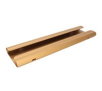 HUSHUI Support à Verres à Vin en Alliage D'aluminium, Gain de Place, pour la Cuisine Domestique, 31,5x9cm, 1 unité (Couleur Laiton Antique)