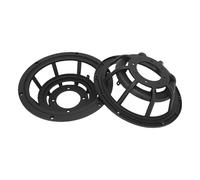HUSHUI Support de Caisson de Basses, 2 Pièces, Cadres de Caisson de Basses en Aluminium moulé, Pièces de Bricolage pour Caissons de Basses, Enceintes PA DJ, avec Peinture Antirouille,