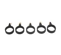 HUSHUI Support de Crochet de Canne à Pêche, 5 Pièces, en Acier Inoxydable et Caoutchouc de qualité Supérieure, Installation Facile pour Accessoires de Canne à Pêche (Moyen)