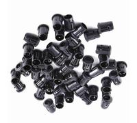 HUSHUI Support de Diode LED 3mm 5mm 8mm 10mm, Support de Lunette à Clip Durable pour Projets électroniques, Nylon 50 Pièces (5mm)