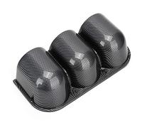 HUSHUI Support de Doseur de Jauge de 52 Mm pour Tableau de Bord Automatique, Système de Montage Durable à 3 Trous en Fibre de Carbone pour Installation de Jauge de Voiture, Ajustement Parfait pour