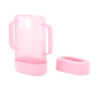 HUSHUI Support de Pochette de Nourriture épreuve le Support de Boîte de Jus de bébé Fuite avec Couvercle de Poignées Faciles (Rose)