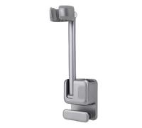 HUSHUI Support de Sèche-Cheveux, Support Mural Adhésif sans Perçage avec Doublure en Silicone et Organisateur de Cordon, pour Salle de Bain, Chambre à Coucher, Maison