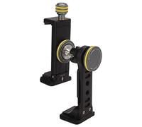 HUSHUI Support de Trépied pour Smartphone en Alliage D'aluminium VELEDGE V3 avec Pince Rotative à 360 Degrés pour Vidéo en Direct et Vlogging