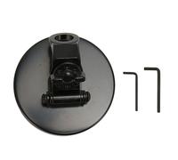HUSHUI Support Magnétique D'antenne Radio, Conception Réglable Durable pour émetteur-récepteur Mobile de Voiture, Base de 90mm pour Type de Connecteur SL 16 et N