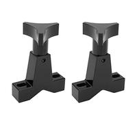 HUSHUI Support Métallique Réglable pour Tube de Levage élevé, pour Tubes de 1 à 2,5 Pouces SUV, Durable, Solide, Tout Terrain, Paquet de 2 (Noir)