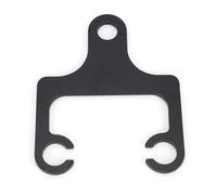 HUSHUI Support Universel D'instrument de Moto, Support D'odomètre de Compteur de Vitesse Durable pour la Plupart des Motos en Fer Noir 77mm