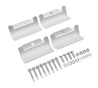 HUSHUI Support Z de de Panneau Solaire, Kit en Alliage D'aluminium pour Toit Plat de Yacht de Camping-Car, avec 2 Accessoires pour L'installation de Système Photovoltaïque Hors Réseau