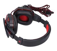 HUSHUI SY830MV Casque de Jeu Filaire Casque de Jeu avec Microphone pour PC Gamers Conception Douce et Ergonomique Pilotes 40 Mm Lumière LED Rouge