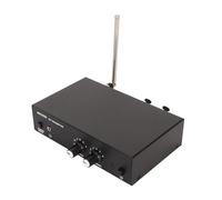 HUSHUI Système de Surveillance sans Fil UHF, émetteur Stéréo Professionnel à 36 Points de Fréquence avec Port D'entrée 3,5 pour Carte Son en Direct et Retour d'oreille en Direct