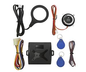 HUSHUI Système Universel de Démarrage par Poussée pour Voiture, Bouton D'arrêt et de Démarrage Intelligent du Moteur, sans clé, pour Véhicules 12V, Batterie Gratuite, 1 Ensemble