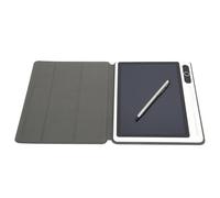 HUSHUI Tablette D'écriture LCD 9 Pouces, Outil de Peinture à la Main Flexible, Idéal pour Le Travail et Les études, Noir et Rose Rouge avec étui en Simili Cuir (Rouge (avec étui en Cuir))