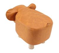 HUSHUI Tabouret éléphant, Repose-Pieds en Forme d'animal Mignon, Repose-Pieds rembourré en éponge Douce pour Chambre d'enfants, Crèche, Salle de Jeux, 30x25x24cm (Orange)