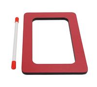 HUSHUI Tambour à Main pour Enfants avec Une Belle Forme, Instrument de Percussion Facile à Jouer, Planche Compressée Rouge et Peau en Résine, Idéal pour Les Enfants (Tambour rectangulaire)