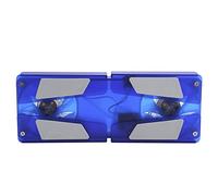 HUSHUI Tapis de Refroidissement pour Ordinateur Portable, Refroidisseur D'ordinateur Portable Pliable à Double Ventilateur USB avec Lumière Bleue LED, pour Ordinateurs Portables de 12