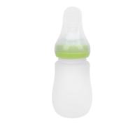 HUSHUI Tasse D'alimentation pour Aides à Boire 240 ML, Bouteille D'alimentation Contrôlée à Presser la Bouillie de Soupe D'eau (Vert)