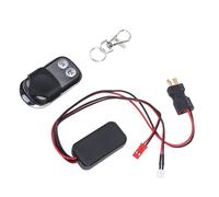 HUSHUI Télécommande et Kit de Treuil RC, Télécommande sans Fil avec Interface d'alimentation en Forme de T, pour Véhicule Tout-Terrain RC sur Chenilles à L'échelle 1/10