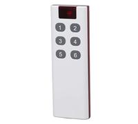 HUSHUI Télécommande Numérique Universelle sans Fil 433 MHz avec Code D'apprentissage, Télécommande Haute Puissance 1000 M avec le Dernier Design Moderne, pour Portes de Garage, Lucarnes (6 clés)