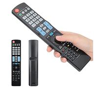 HUSHUI Télécommande pour TV 10 Mètres Longue Distance Compatible Télécommande de Remplacement pour AKB72914048 Noir ABS 1 unité