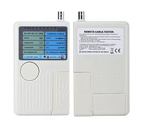 HUSHUI Testeur de Câble Réseau RJ45, Détecteur Multifonction Portable pour Tester Rapidement les Câbles RJ11 USB BNC, Matériau ABS, 1 unité