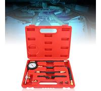 HUSHUI Testeur de Jauge de Pression de Carburant TU-113 pour Outils de Diagnostic D'injection de Carburant Précis, Testez Facilement la Plupart des Voitures avec des Adaptateurs, 0-100 Psi, Kit