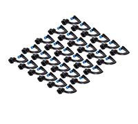 HUSHUI Tête D'arrosage par Brumisation, 30 Pièces, pour L'arrosage et Le Refroidissement des Terrasses et des Arrière-Cours, Outils D'irrigation de Haute qualité