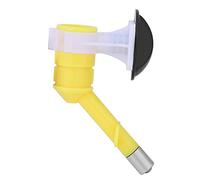 HUSHUI Tête de Bouteille pour Animaux de Compagnie pour Chats et Chiens, Distributeur d'eau Durable pour Une Utilisation Intérieure et Extérieure, Facile à Installer, Jaune, 1 unité