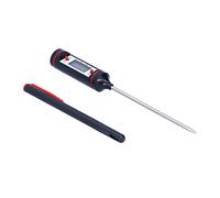 HUSHUI Thermomètre à Viande Sonde Alimentaire Numérique Compteur de Température Précis pour Barbecue et Cuisson -50 ℃ à + 300 ℃ avec Sonde en Acier Inoxydable