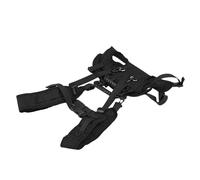 HUSHUI Transporteur pour Animaux de Compagnie Sac à Dos Respirant en Maille Portable Portable Poitrine de Poitrine de Chat pour Chat pour Randonnée de Voyage à Vélo Extérieur (L Taille)