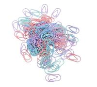 HUSHUI Trombones en Forme de Goutte, 100 Pièces Trombones Décoratifs en Métal coloré pour Fournitures de Bureau Scolaire, avec Fil Résistant à L'usure pour L'organisation de Documents