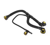 HUSHUI Tuyau de Reniflard de Carter, Remplacement de Tube D'aération Résistant avec Matériau Métallique ABS, pour C2 C3 C4 1007206207208307308 PARTNER 1.6 16V 1996 2008