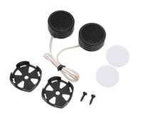 HUSHUI Tweeter de Voiture 97dB, 2 Pièces, Haute sensibilité, Design Compact, Haut-Parleur Stéréo Intérieur pour Systèmes Audio Universels de Voiture, Noir