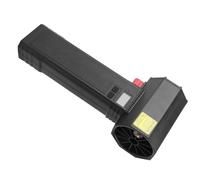 HUSHUI Ventilateur de Conduit de 64 Mm, 50 000 TR/Min, 1 600 G de Poussée, Souffleur d'air électrique sans Fil Rechargeable avec Lumière LED, pour Le Nettoyage Industriel de Voiture, (Prise UE)