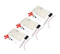 HUSHUI Ventilateur électrique en Bois à Faire Soi-même, Kit de Modèle D'expérimentation Scientifique éducatif pour Enfants de 6 Ans et Plus, Bois Composite Sûr