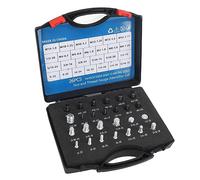 HUSHUI Vérificateur de Filetage de Boulon D'écrou 26 Pièces, Ensemble D'outils de Haute Précision pour une Inspection Facile du Filetage pour les Professionnels et les Amateurs de Bricolage en Acier