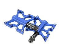 HUSHUI Wake Pédales de Roulement de Vélo en Alliage D'aluminium CNC Durable avec 3 Roulements pour Vélos de Montagne et de Route 2 Unités 105 X 73,7 X 17,1 Mm (Bleue)