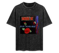 Husker du Flip Your Wig Punk Rock Band Unisex T-Shirt Printed Tee Graphic Top Men Black Shirt S