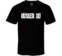 Husker du Punk Rock Retro Logo Cool Music T Shirt Black M