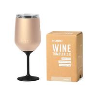 Huski Gobelet à vin 2.0 | NOUVEAU | Verre à vin en acier inoxydable de qualité supérieure avec couvercle | Tige détachable | Triple isolation | Capacité de 355 ml (Champagne)