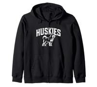 Huskies Mascot 3 pour Joueurs et Fans Sweat à Capuche