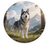 HuskiesPuzzle 1000 Pièces Adultes Et Enfants Dès Puzzlesanimal de Compagnie Chien Cadeau Parfait pour Les Amateurs De 1000pcs (67.5x67.5cm)