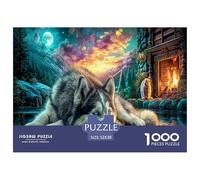 Husky 1000 Pièces Animaux Puzzle Défi Jouet Jeu Familial Puzzles Décorationd’intérieur Adultes Et Enfants À Partir Art Mural Cadeau 52x38cm/1000pcs
