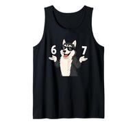 Husky 67 Meme Lunettes de Soleil Humoristiques pour Amoureux des Chiens Débardeur