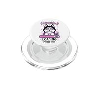 Husky Chien Drôle Panique Loading Kawaii Gothique PopSockets PopGrip pour MagSafe