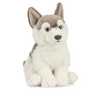 Husky Chiot De La Nature Vivante - Jouet En Peluche Doux Et Réaliste (AN461)